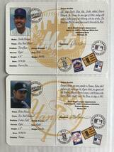 昔のレアインサート　1997 Pinnacle Passport of the Majors（ROBERT ALOMER, RAFAEL PALMEIRO, CALROS BAERGA, RUBEN RIVERA）4枚セット_画像3