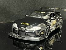 スープラトヨタ TOYOTA 1/24 ミニカー ブラック 黒 SUPRA_画像1