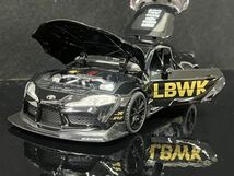 スープラトヨタ TOYOTA 1/24 ミニカー ブラック 黒 SUPRA_画像9