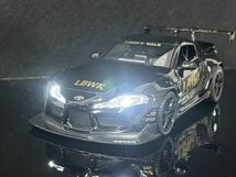 スープラトヨタ TOYOTA 1/24 ミニカー ブラック 黒 SUPRA_画像2