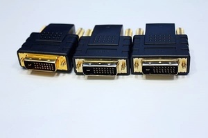 3個1セット　メーカー不明　HDMIケーブルを変換しDVIコネクタに接続するための変換アダプタ　29162Y