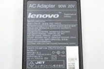 lenovo/レノボ 純正ACアダプター ◆92P1109/20V 4.5A/外径約8mm 内径約5.5mm◆ レノボAC20V134S_画像2