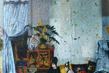 Donaciano 「ピアノを弾く少年と2人の婦人」 油彩画 額装品 大型 / Oil painting 西洋 貴族 ピアノ_画像4