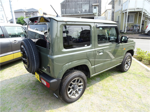 売り切り!未使用 スズキ ジムニーJB64系 ジムニーシエラJB74系専用設計 リアスポイラー ブラック 黒 塗装済み ゲートスポイラー