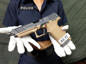 【GTP9タン】（4631）初速81ms　G&G18禁ガスブロ　GTFクマザワカスタムガスガン　　金属塗装　銃刀法適合