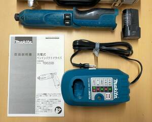 【中古】マキタ 充電式ペンインパクトドライバ TD020D グリーン ケース入り