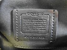 【新品 未使用 43 g】 COACH コーチ ショルダー カメラバッグ レザー 黒 ブラック レディース メンズ 両方OK 参考定価3.8万円_画像9