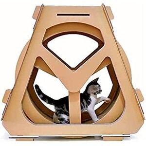 爪研ぎ猫用回し車段ボール製猫観覧車ランニングマシン