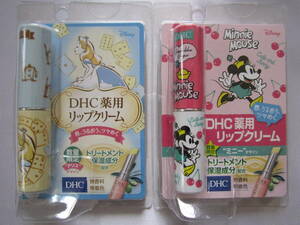 【ＤＨＣ】薬用リップクリーム２個　ディズニー