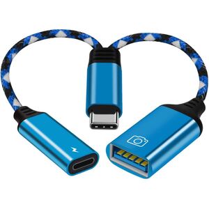 USB C 変換 アダプタ2In1USB Type C