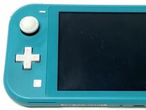 【T616】1円〜 Nintendo Switch Lite ニンテンドー スイッチライト 本体 ターコイズ 動作確認済み ケース アダプター付き_画像2