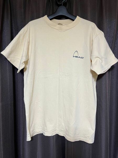 【HEAD ヘッド Tシャツ イエロー サーフ系 サイズM （美品）】