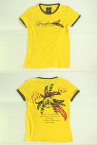 ●ライオット★RIOT★リンガー半袖Tシャツ 44 黄茶