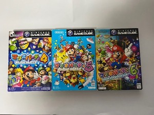 【ジャンク】ゲームキューブソフト3本 マリオパーティ4・ 5・ 6