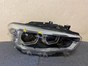 【GP美品】純正品 BMW 1シリーズ F20 ヘッドランプ 右 63117414144