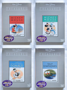 ディズニーDVD 4set ミッキーマウス カラー・エピソード Vol.1 Vol.2 /ドナルドダック・クロニクル Vol.1/シリー・シンフォニー 限定保存版