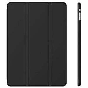 ブラック JEDirect iPad mini 1 2 3 ケース 三つ折スタンド オートスリープ機能 (ブラック)
