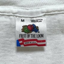 5千スタ【90s USA製 企業 TAMRON プリント Tシャツ M】FRUIT OF THE LOOM シングルステッチ ビンテージ 古着 メーカー カメラ ロゴプリント_画像5