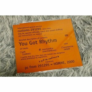 【洋楽CD】オムニバス 291295＝HOMME （ニーキューイチニーキューゴーオム） 『 You Got Rhythm 』【CD-13012】