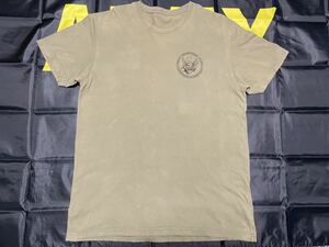 中古美品　made in USA USMC SPMAGTF-CR-CC コットンTシャツ LARGE OD