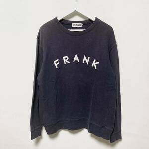 ◆FRANK151◆ロゴ トレーナー ネイビー XL フランク スウェットトレーナー スウェット ロゴスウェット LOGO