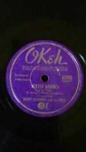 1942年アメリカ盤ジャズ78rpm「Okeh」レコード番号6590 Jersey Bounce/A String of Pearls ベニーグッドマン楽団 ※ ゆうパケット発送