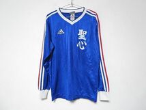 90年代 adidasアディダス長袖ユニフォーム 詳細不明 聖心(聖心中学校?聖心高校?サッカークラブ?) 90’s ビンテージアディダストリコロール_画像2