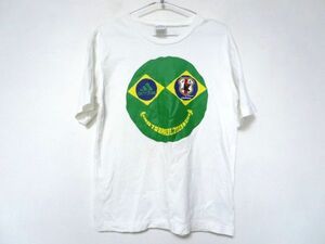 アディダス製 サッカー日本代表2014年ブラジルワールドカップ出場決定記念Tシャツ160　ロードトゥブラジル