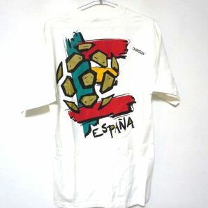 デッドストックUSA製サッカーワールドカップ94 スペイン代表Tシャツ アディダス製の画像1