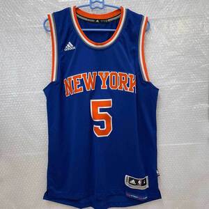 ●931B/ニューヨーク ニックス #5 ティム ハーダウェイ ジュニア ユニフォーム ジャージ USサイズM adidas NBA Hardaway Jr /Knicks