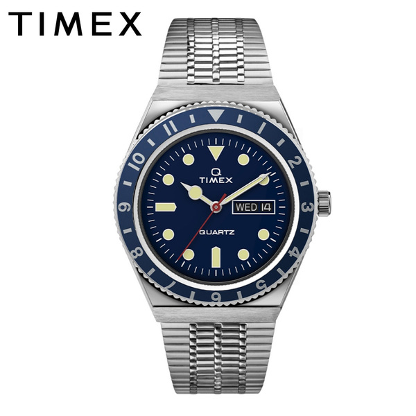 39%OFF Q TIMEX タイメックス 1979 REISSUE TW2U61900 ネイビー アナログ 曜日 日付 カレンダー メンズ ボーイズ ユニセックス 男性用 時計