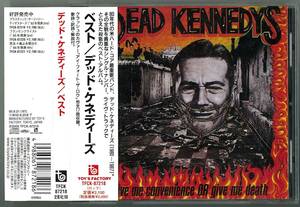 DEAD KENNEDYS ／ ベスト　 国内ＣＤ帯付　　検キー lard d.o.a ministry MISFITS RAMONES BAD BRAINS BLACK FLAG