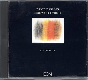 ECM 1161 / 米盤 / David Darling / Journal October / 78118-21161-2 / プラケースツメ跡有