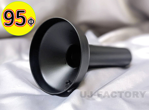 [ immediate payment! super-discount * silencing ] black * inner silencer *95φ for ( product size / exit outer diameter 92x total length 157x pipe diameter 38mm) mat black finishing 