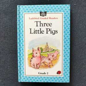 アンティーク　英語の絵本　Three Little Pigs　３匹の子豚　イギリスで出版　絵本　洋書　英語
