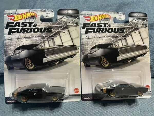 送料込2台セット Hotwheels '68 ダッジ チャージャー ホットウィール ワイルドスピード dodge charger fast furious ワイスピ