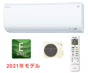 【処分品】ダイキン Eシリーズ ルームエアコン ホワイト おもに10畳用 単相100V 2021年モデル S28YTES-W