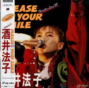 B00133622/LD/酒井法子「Please Your Smile / Norikos Live 88」