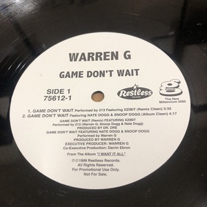 Warren G - Game Don't Wait Remix　(A11)