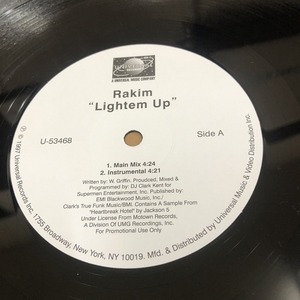 Rakim - Lightem Up　Unofficial Reissue (A11)
