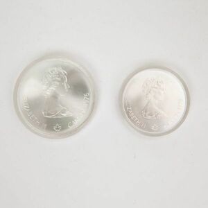 オリンピック カナダ モントリオール 1976年 記念硬貨 10ドル 約49g 5ドル 約24g 2点 記念コイン 銀貨 シルバーコイン H3436