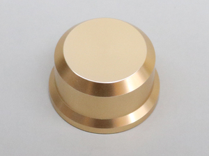 38mm(6.0) high class switch aluminium shaving (formation process during milling) Gold volume knob control number [GG0237D]