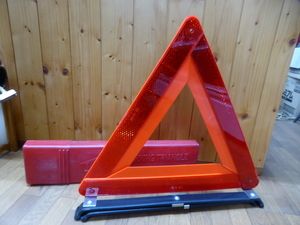 **[ free shipping ] warning triangle day and night combined use stop display board ZT-790**