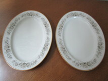 ★☆Noritake Ivory China ノリタケ　長皿　大皿　金縁　２枚セット☆★_画像6