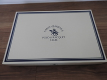 ★☆未使用/ SANTA.BARBARA　POLO&RACQUET CLUB タオルセット　バスタオル　ハンドタオル　２点セット　箱付☆★_画像8