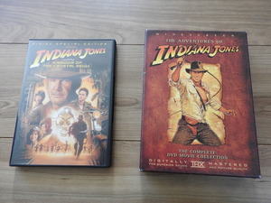 ★☆送料無料　DVD　インディージョーンズ INDIANA JONES　BOX　４枚組　+　クリスタル・スカルの王国　セット☆★