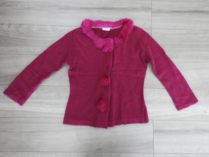 ** free shipping |LEST ROSE L'Est Rose knitted cardigan Anne gola wine red M size **