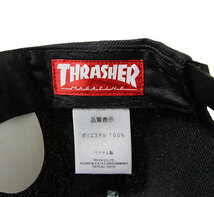 Thrasher (スラッシャー) JP キッズ 子供 キャップ 帽子 Mag Logo Cap Kids Black スケボー SKATE SK8 スケートボード_画像5