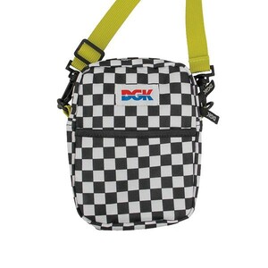 Kawasaki x DGK (ディージーケー/カワサキ) ショルダーバック カバン ミニバッグ Finish Line Shoulder Bag Checkered Flag スケボー