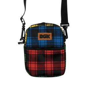 DGK (ディージーケー) ショルダーバック カバン ミニバッグ Patchwork Shoulder Bag Multi スケボー SKATE SK8 スケートボード